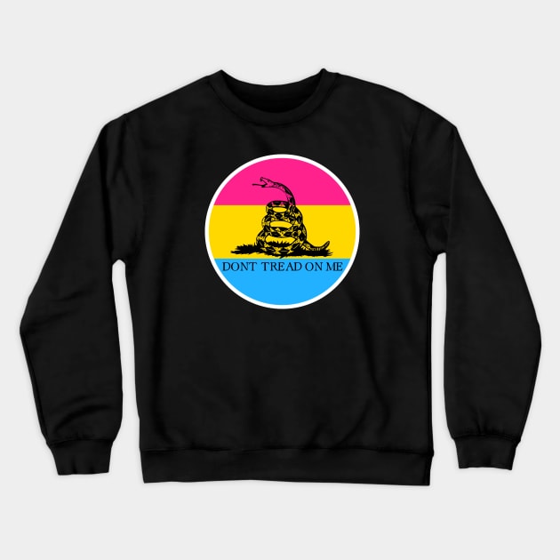 Pansexual Gadsden Flag Crewneck Sweatshirt by Shared Reality Shop